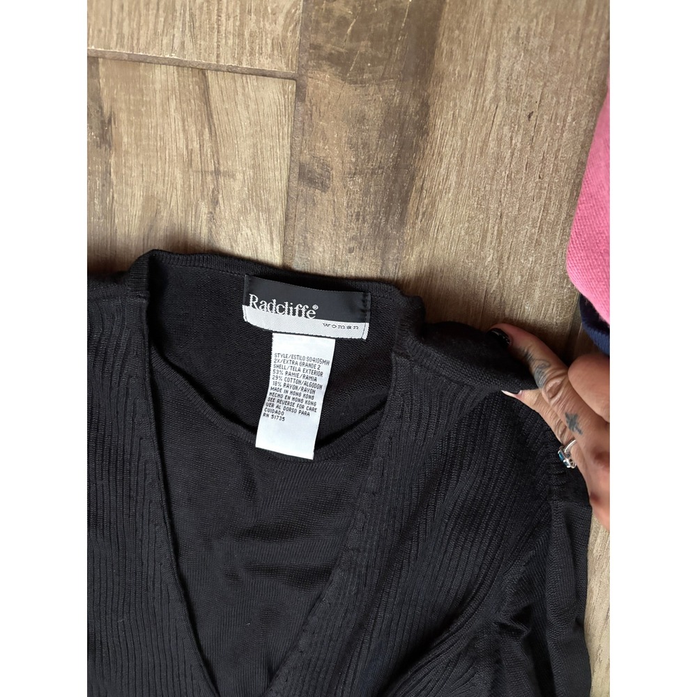 Vintage Women Sweater Lot 8 Cardigans Leslie Fay Victoria Jones Radcliffe NWT - Picture 10 of 12